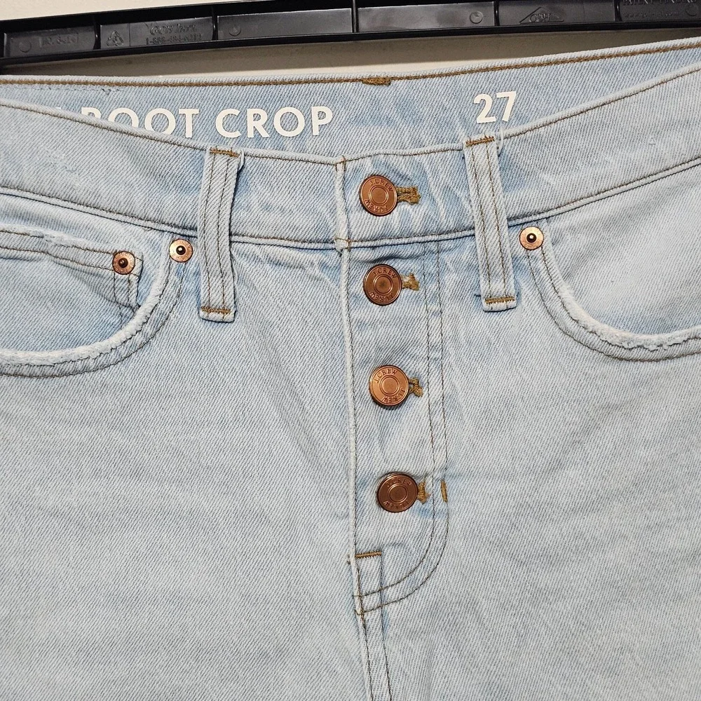 J Crew Women's Jeans‎ 27 Blue Straight 0589